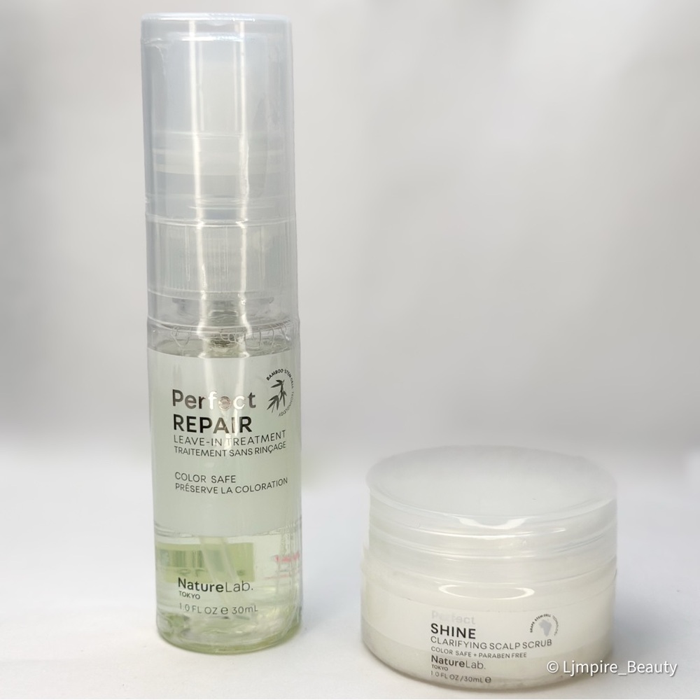 Nature Lab.Tokyo Perfect Repair Leave-in Treatment & Perfect Shine Scalp Scrub
